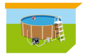 Pompe à Chaleur de piscine - Réversible - Poolex Nano Action 4kW