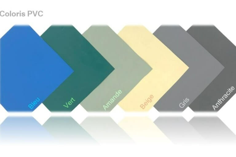 Coloris de PVC 580 gr/m²