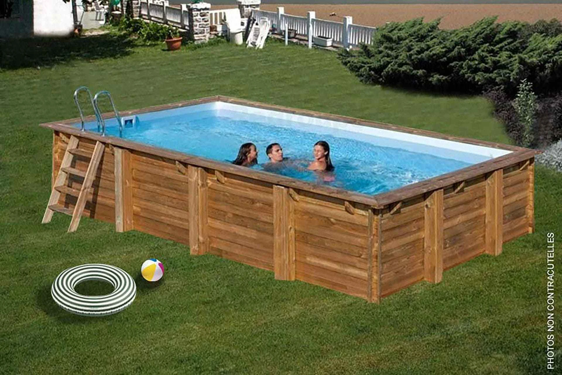 Nos modèles de piscines rectangulaires à bas prix